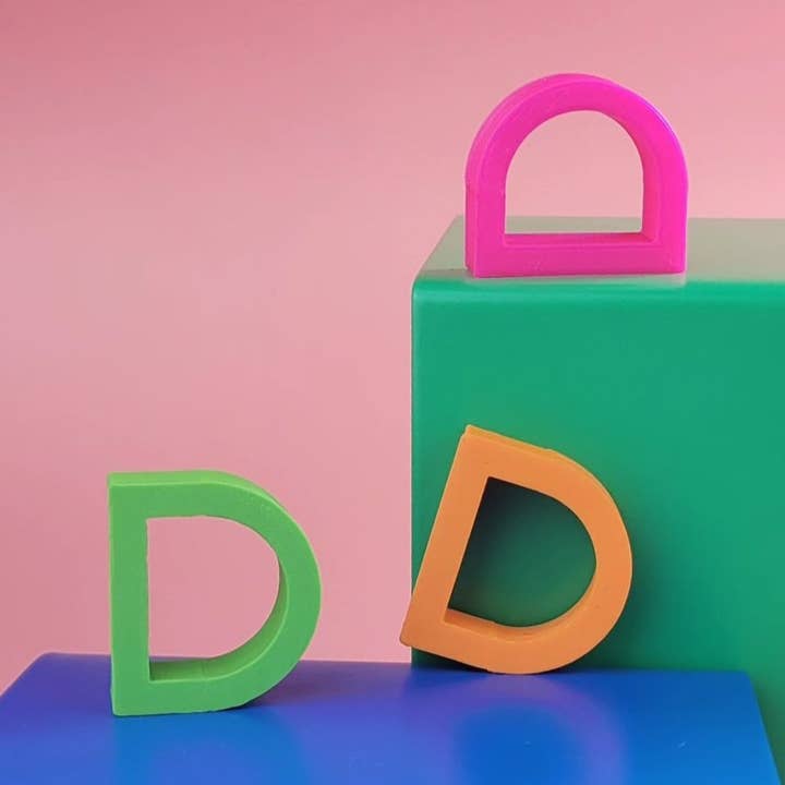 D Rings (Size Medium *Most Popular*) for wholesale by Will Sharp Jewellery