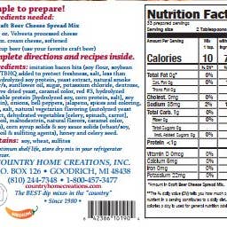 Country Home Creations - Wholesale Dip - Taste of Michigan - Michigan Craft Beer Cheese Spread1