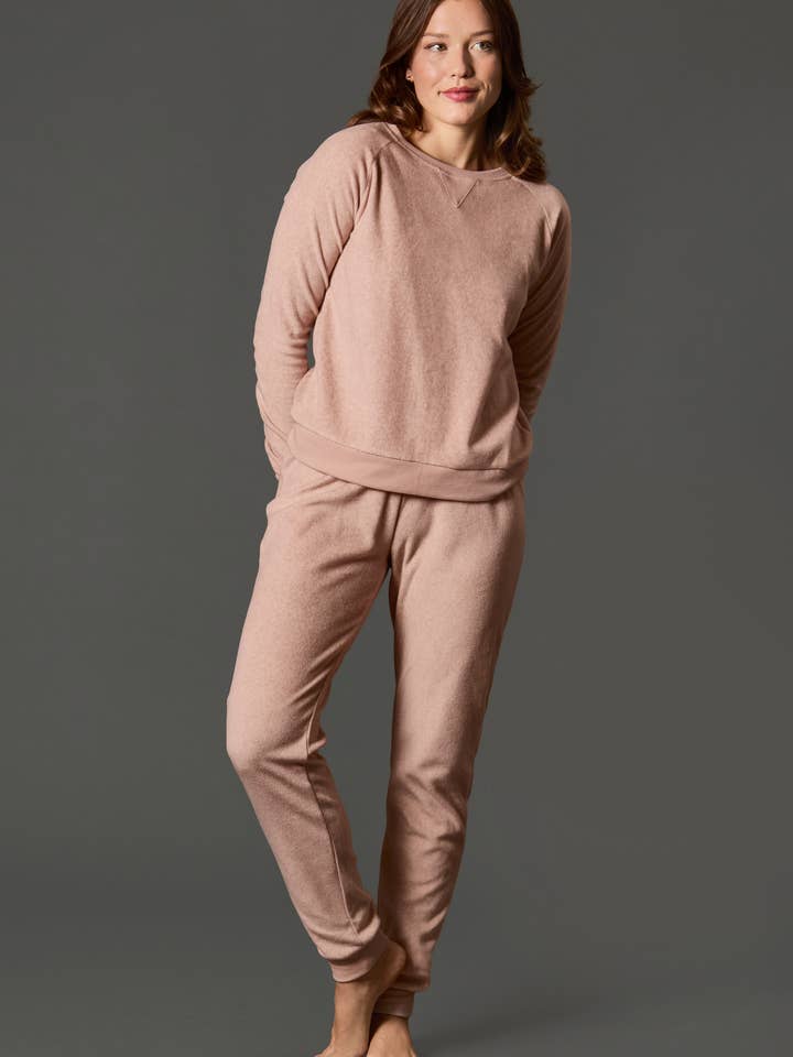 Cozy Fleece Jogger 2-Piece Set for wholesale by Infinity Classics International Inc.