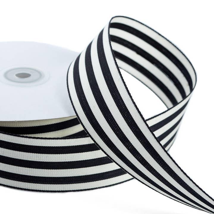 Factory Direct Craft – fita para embrulhar presentes por atacado – Fita Listrada de 1-1/2" 10yd x Bobina - Cores à Escolha