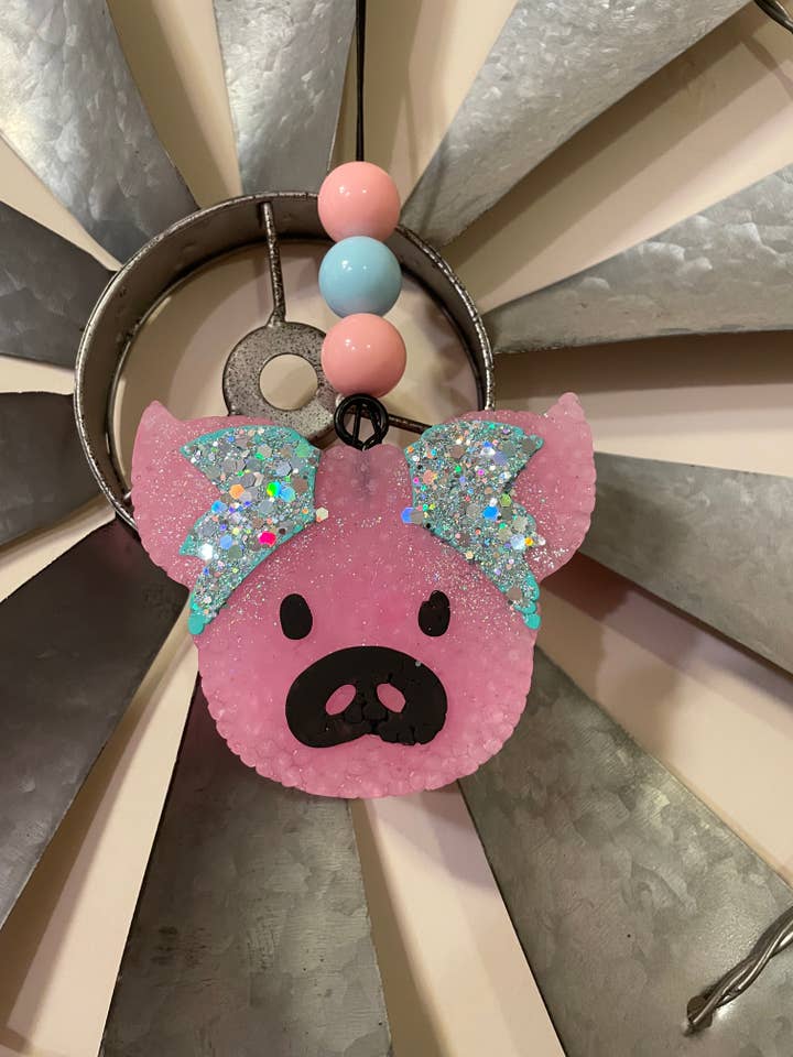 Pig Car Freshie for wholesale by Kaits freshie barn