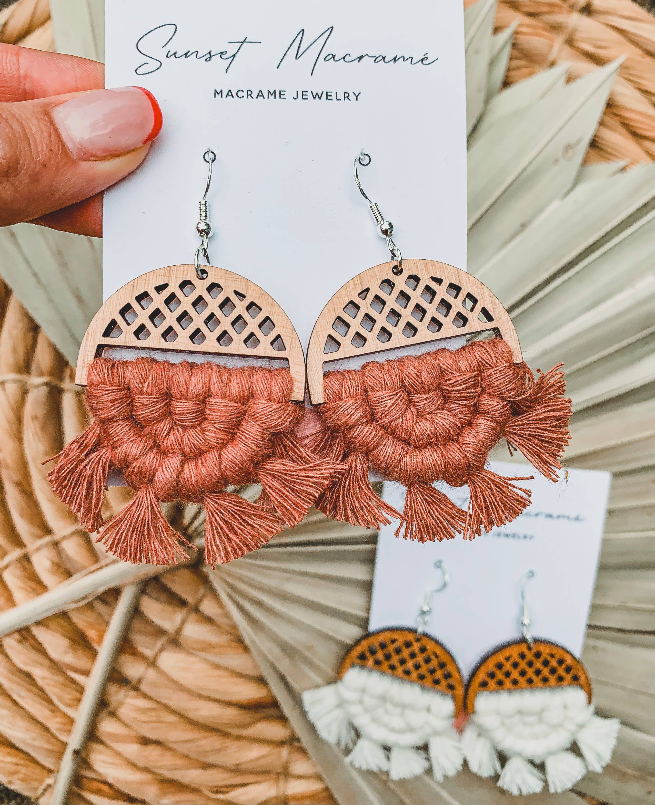 macrame earrings wholesale