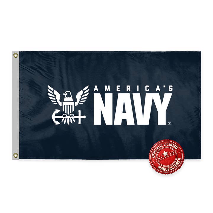 AGAS Förenta staternas marinflagga 3x5 ft - Tryckt polyester för wholesale av AGAS MFG INC