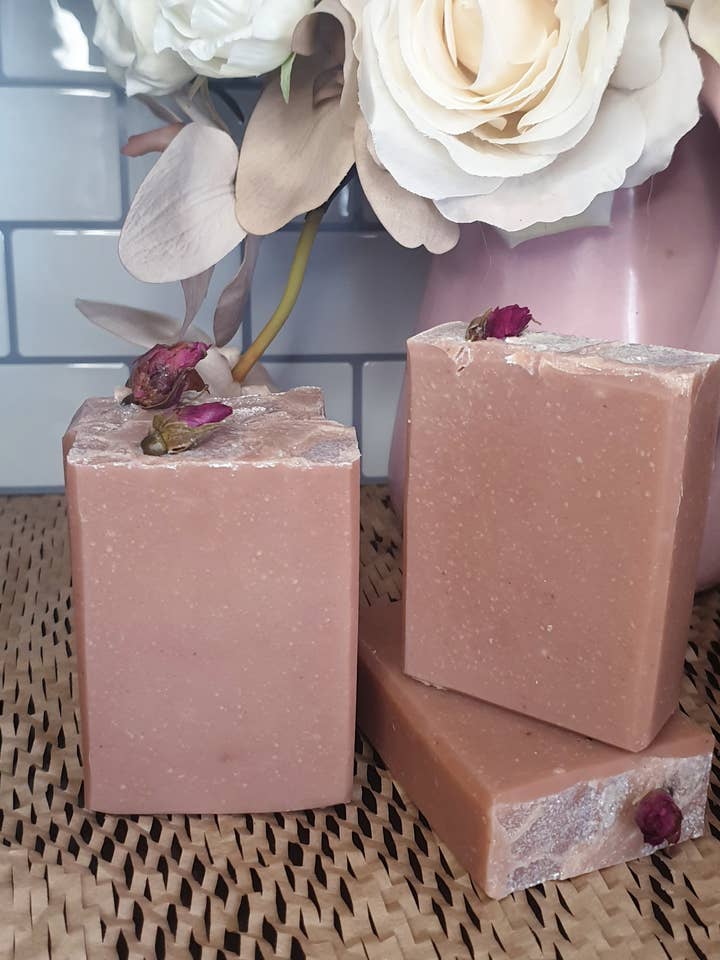 Coco & Blush Soap for wholesale by Rustic Urban Soap Co
