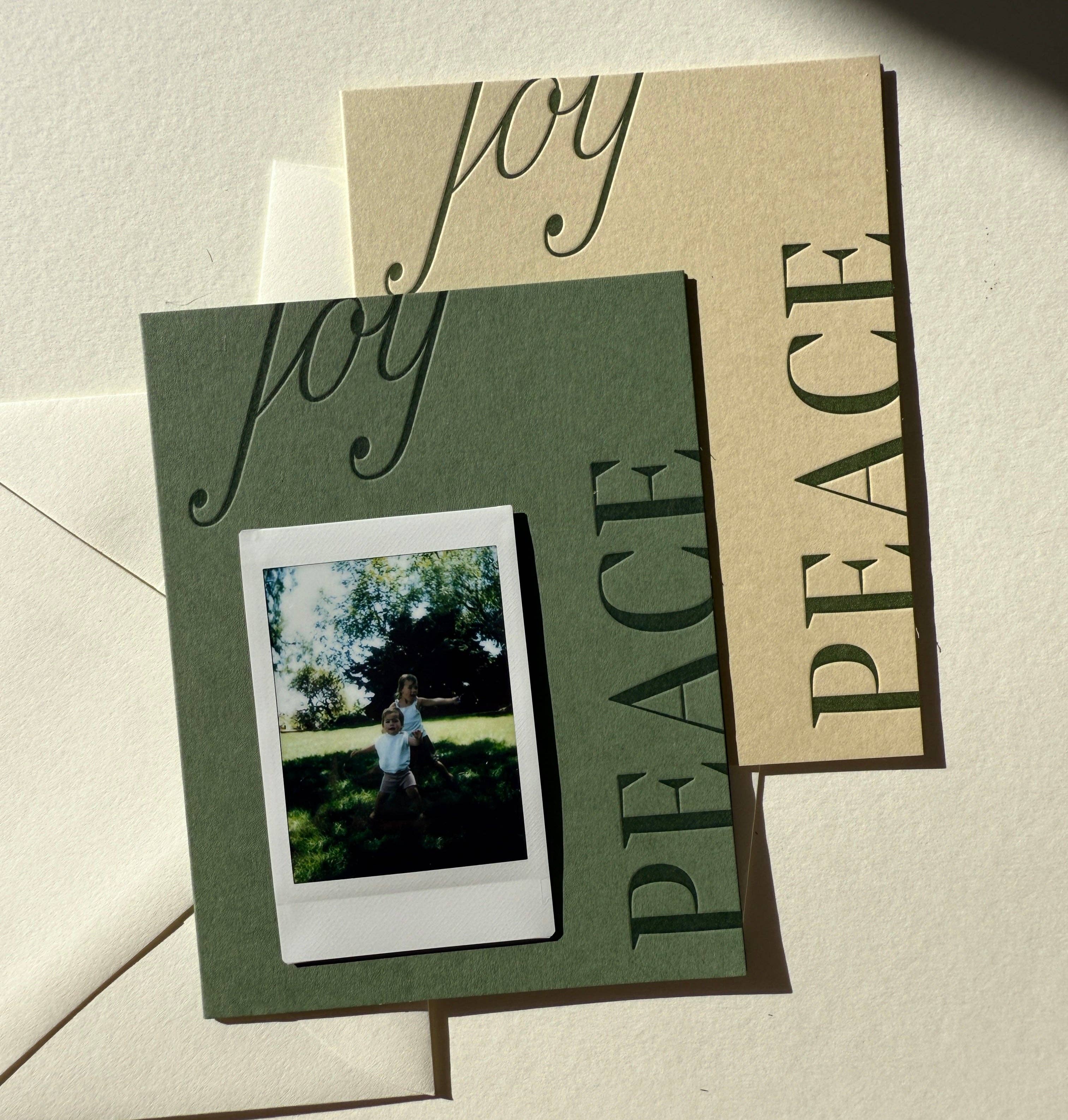 Jaymes Paper – wholesale Season’s Greetings card – Joy & Peace No. 433