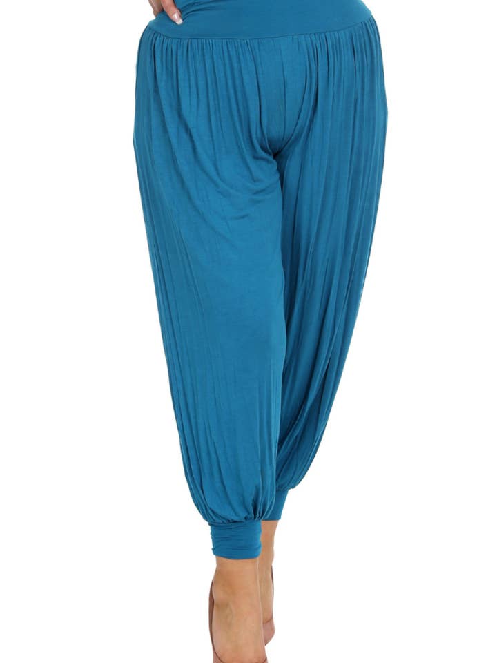 NOUVELLE - Wholesale Pants – Women's - 7004 Plain Full Length Ali Baba Trousers7