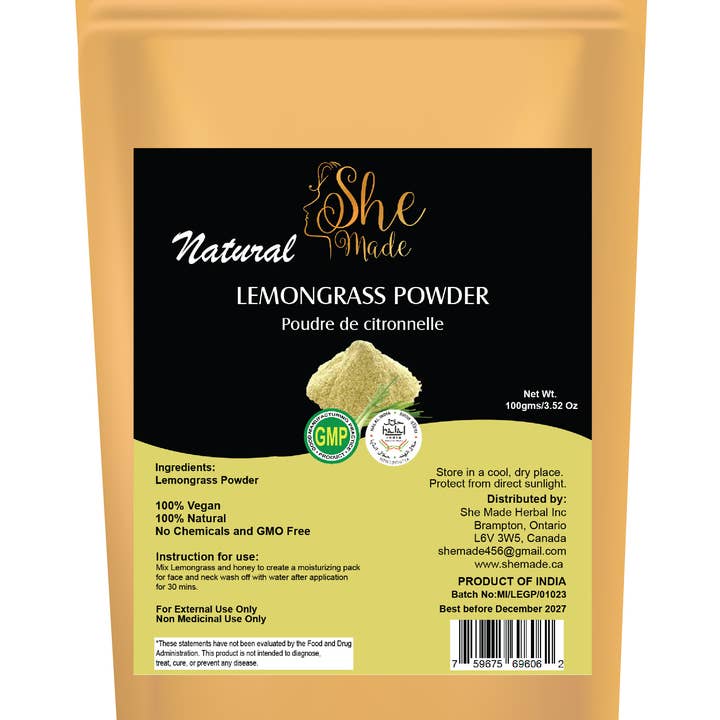 She Made - Wholesale Herbs - She Made Lemongrass Powder0
