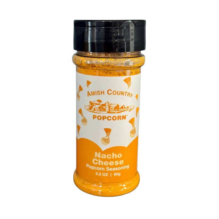 Assaisonnement pour popcorn au fromage Nacho pour la vente par Amish Country Popcorn