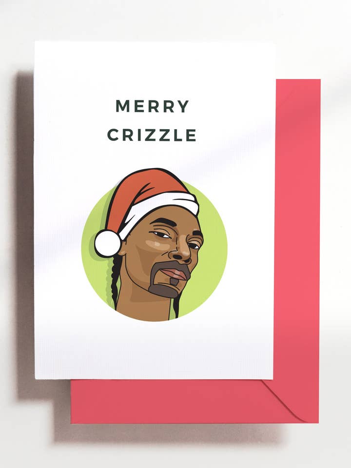 Cartão de Natal Snoop Dogg por atacado de Haven Print Co.
