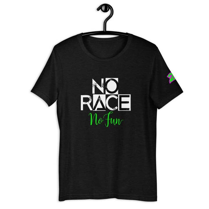 Geen Race Geen Plezier, Stijl, T-Shirt, Speciaal Zwart voor wholesale door No Fun Company