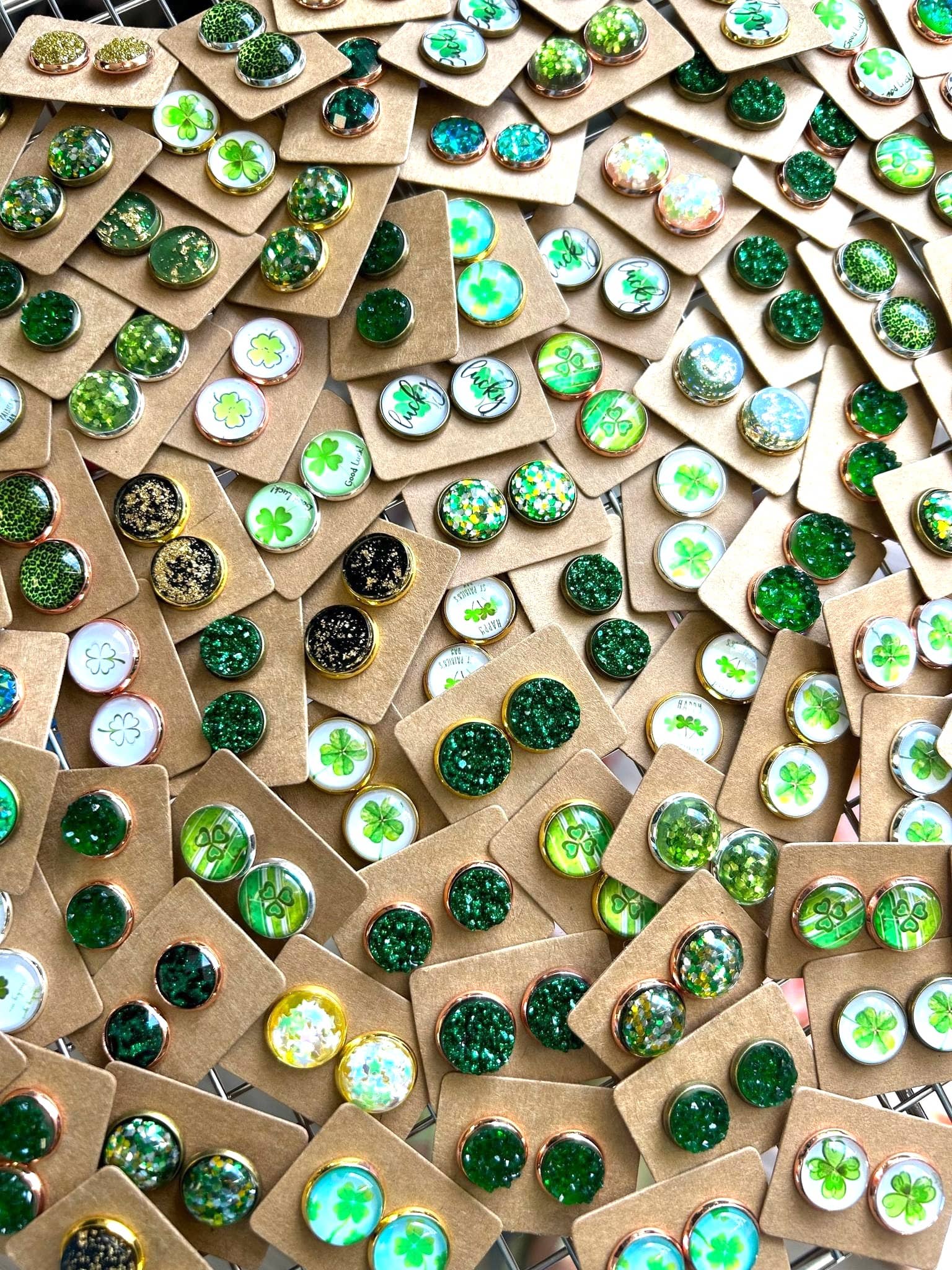 Kate Tuesday Jewelry - Wholesale Stud/Post Earrings - 🍀 St Patricks Day Grab Bag Earrings1