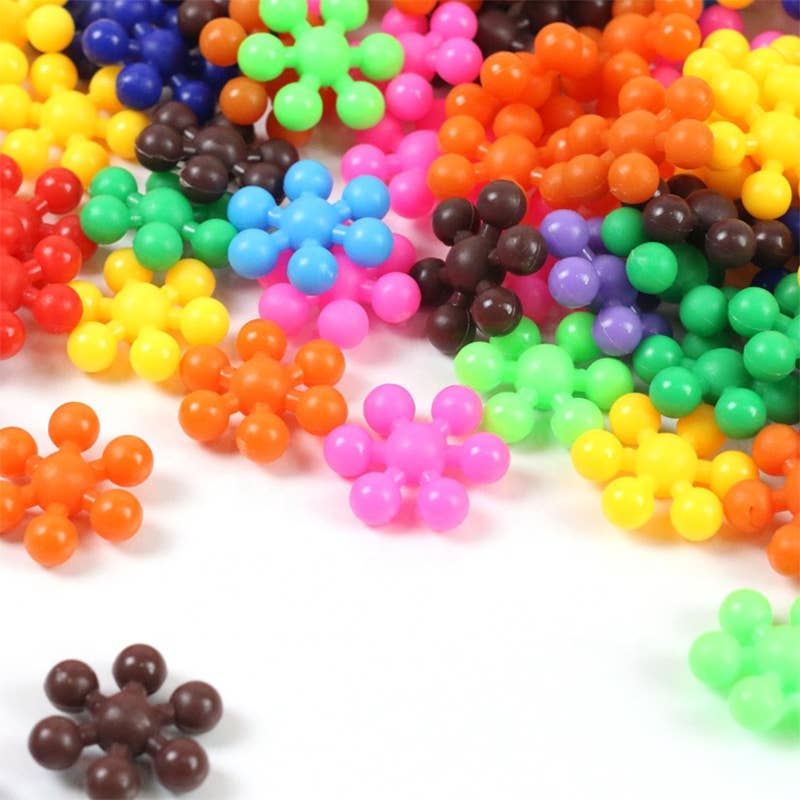 Infinite Basics – Conjunto de construção - Crianças por atacado – Conjunto de 200 Peças de Blocos de Montar 3D Interligados - Brinquedo STEM3