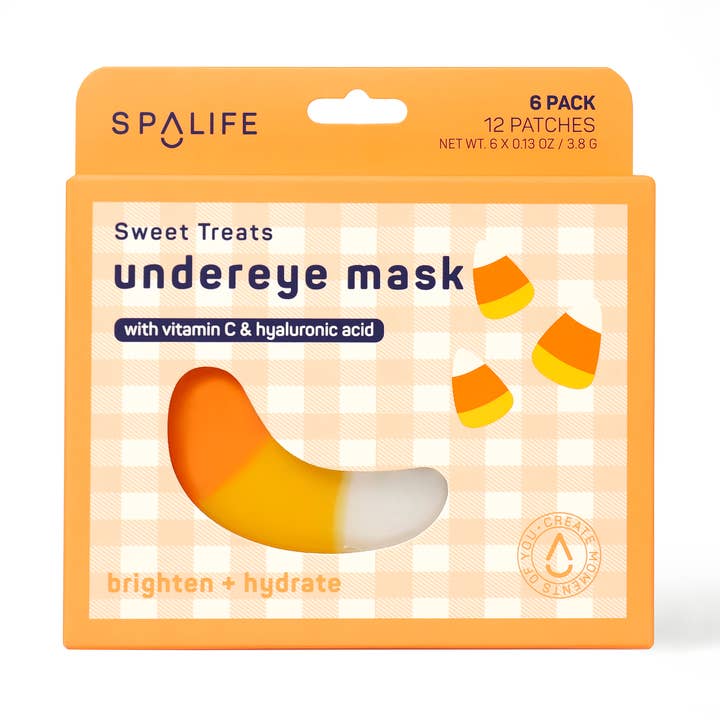 My Spa Life - Wholesale Eye Treatment Mask - Halloween Sweet Treats Brightening Undereye Masks - 6 Pairs 0