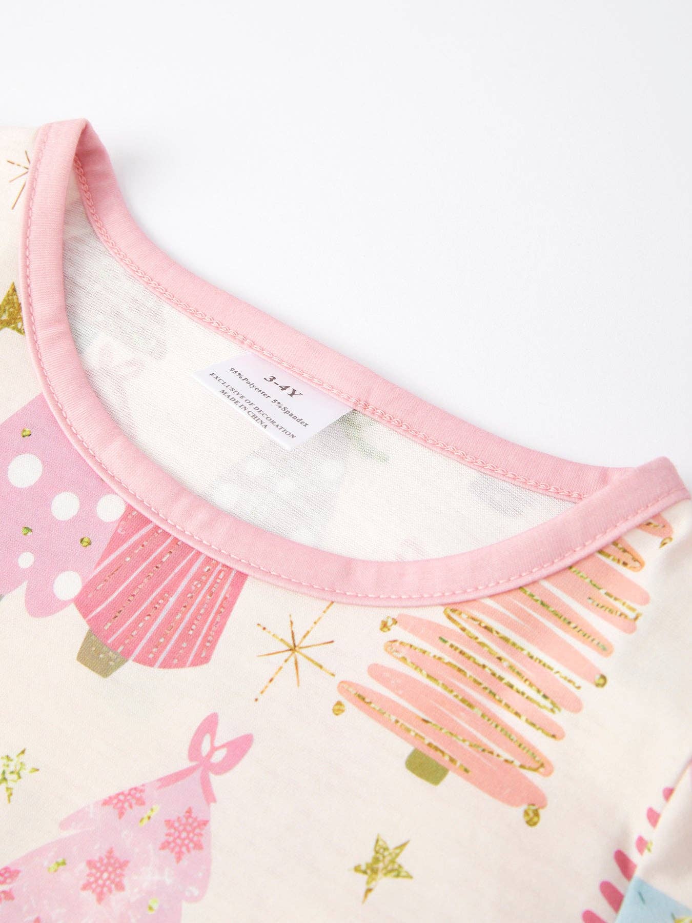 Rylee Faith Designs – wholesale Sleepwear set – Kids – Girls Christmas Letter Print Pajamas Set4