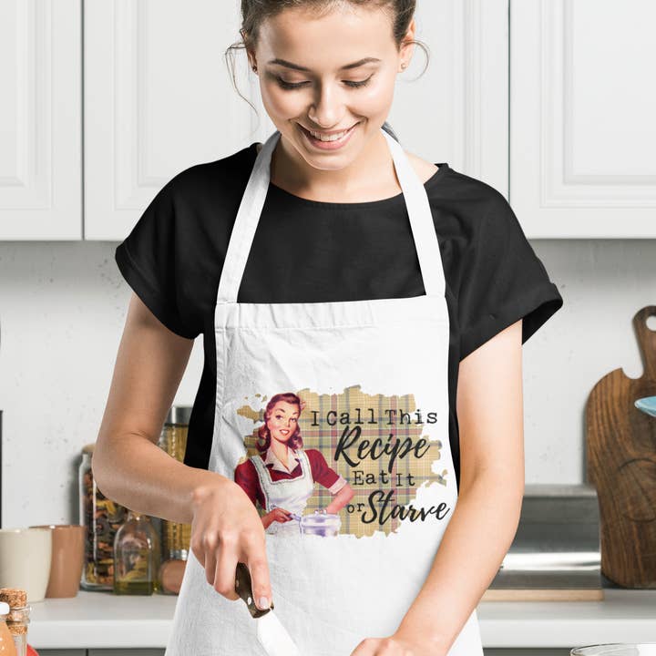 Jackson + Wyatt – wholesale Apron – Funny Apron - Eat It Or Starve