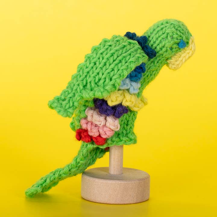 Parrot - Organic Cotton Finger Puppet - Party Gift for wholesale by Lucuma Designs
