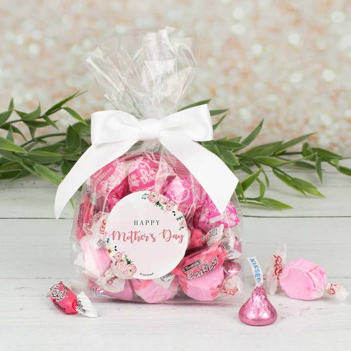 Mother's Day Goody Bag - Pink Flowers for wholesale by Just Candy
