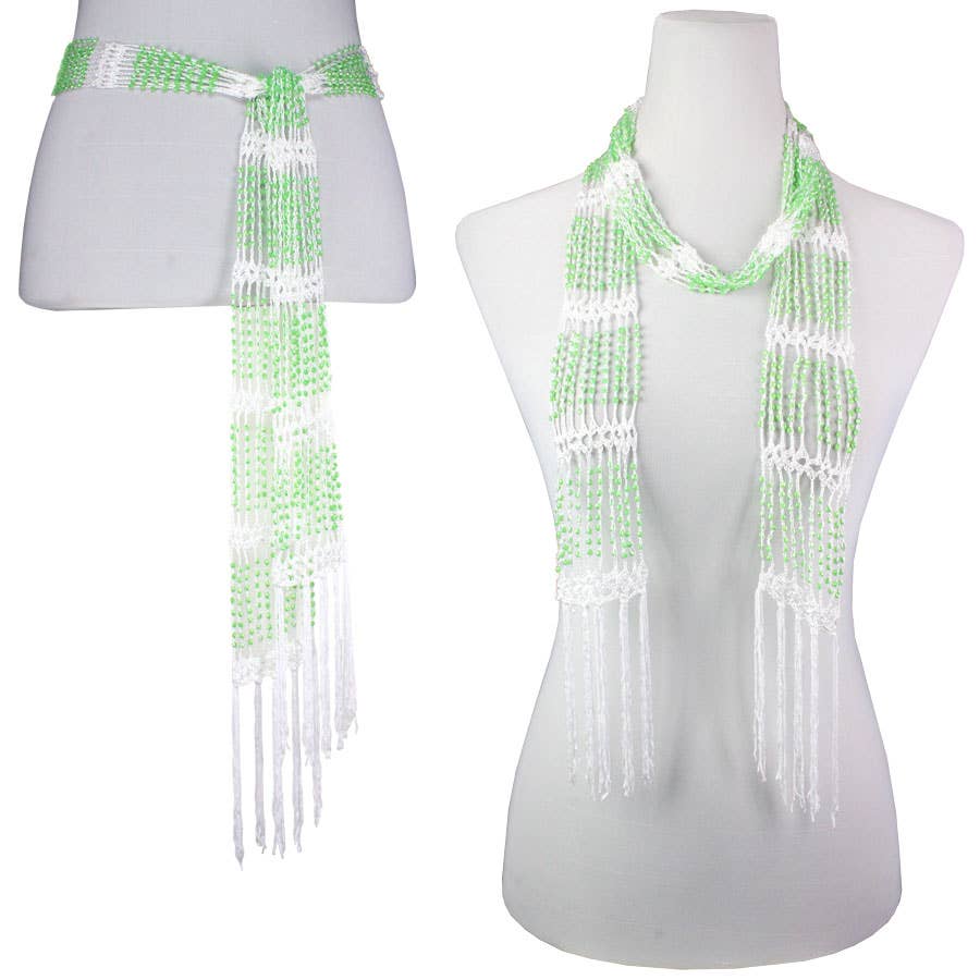 The Magic Scarf Company - Wholesale Scarf - Women's - 1755 - Shanghai Beaded Scarves/Sash101