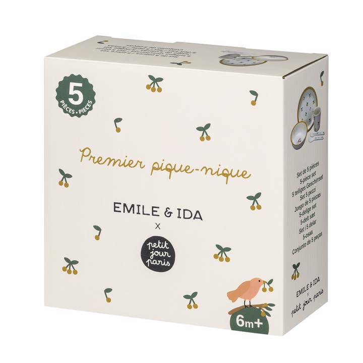 Caja de regalo de 5 piezas EA701R Emile & Ida para venta al por mayor de Petit Jour Paris