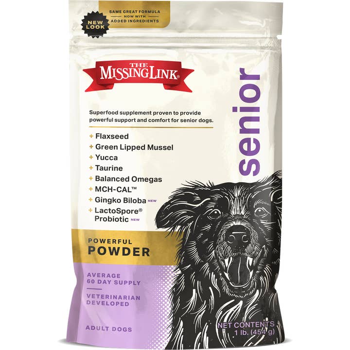Pet Palette Distribution - Wholesale Pet Supplement - Dog - The Missing Link - Original Senior Formula Dog 1lb