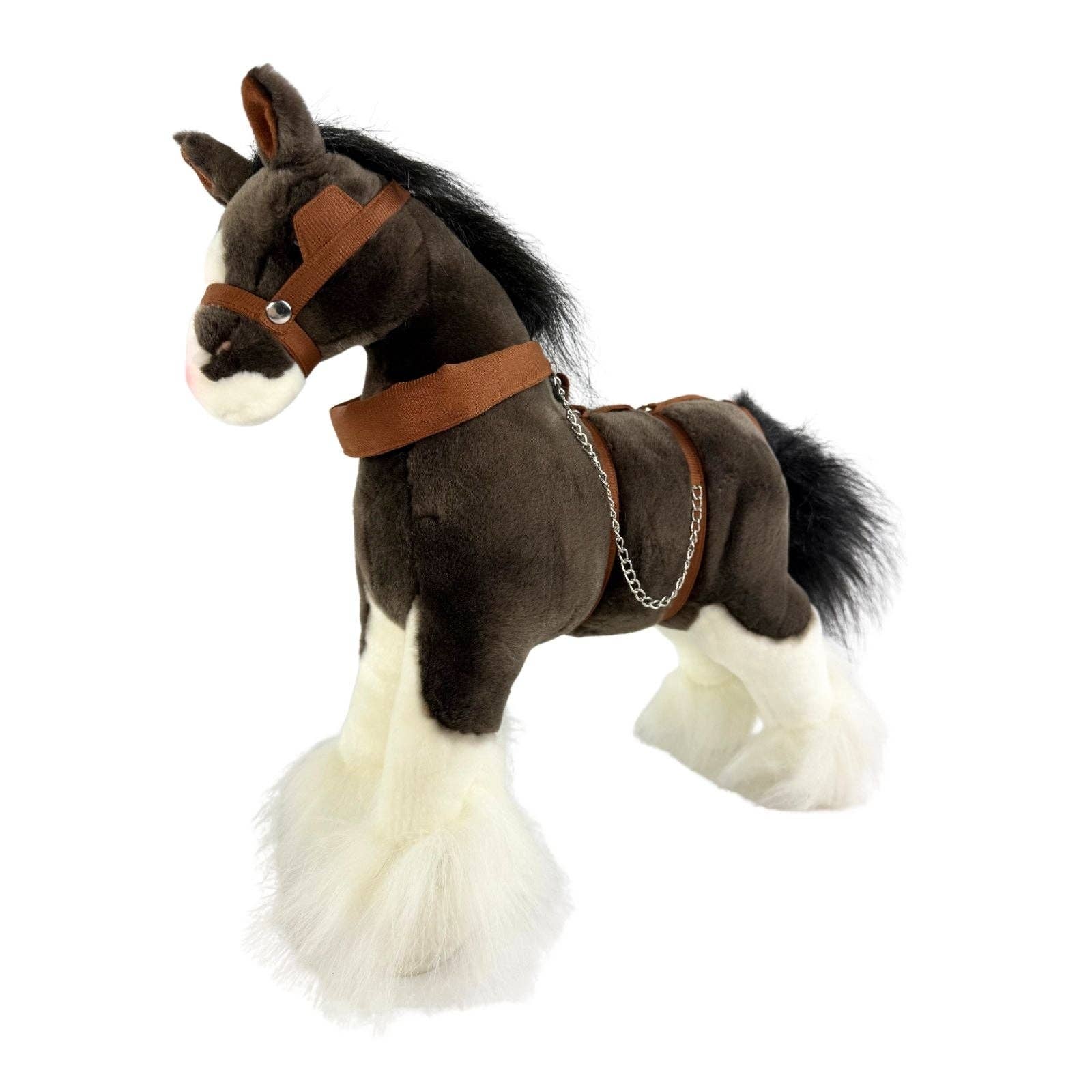Bocchetta Plush Toys - Vendita all'ingrosso Peluche - Bambini e neonati - Rimsky - Cavallo Clydesdale - 30 cm3
