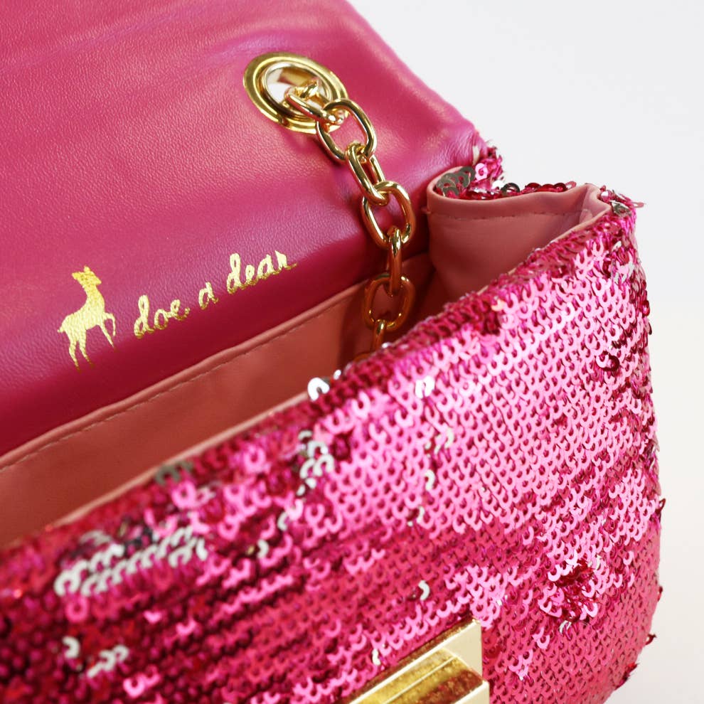 Doe a Dear - Vendita all'ingrosso Borsa a tracolla - Bambini - P30 B1301 Borsa con Applicazioni Floreali e Paillettes (5 Colori)2