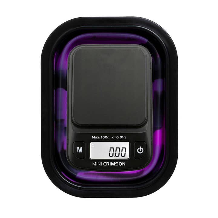 Cannatron - Wholesale Kitchen Tool/Gadget - Truweigh Mini Crimson Collapsible Bowl 100G X 0.01G9