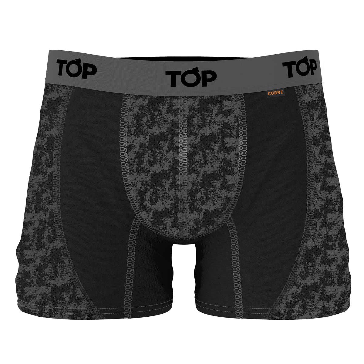 TOP - Vente Sous-vêtements – homme - Boxer cuivré pour homme, lot de 3, microfibre et cuivre2
