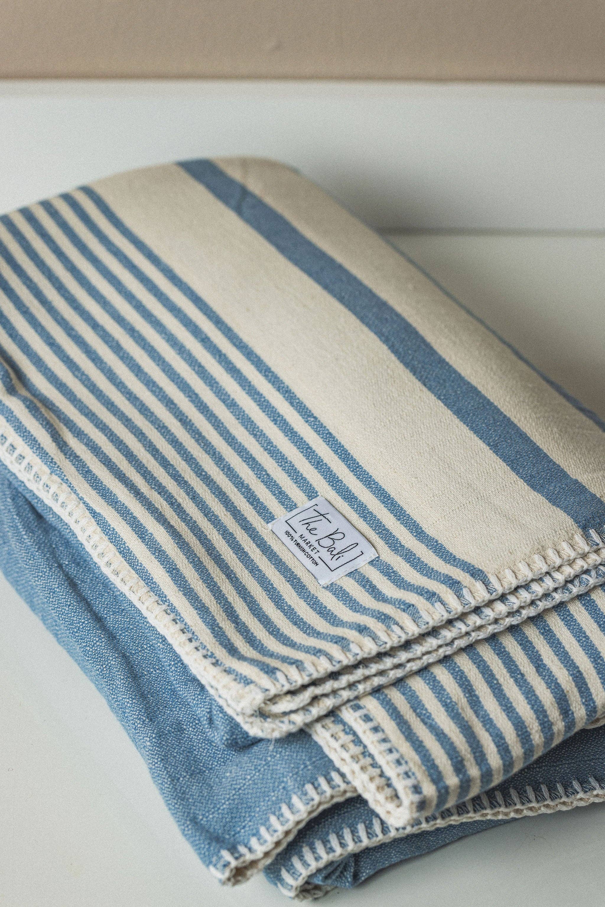 The Bali Market - Wholesale Throw Blanket - Essential Stripe XL - Turkish Blanket1
