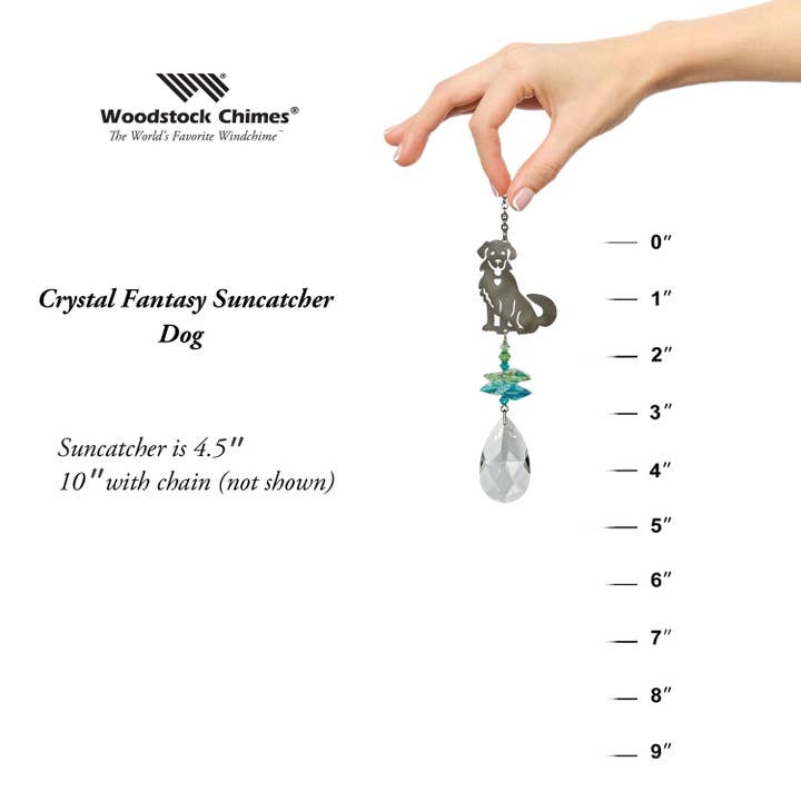 Woodstock Chimes - Wholesale Suncatcher - Crystal Fantasy™ - Dog3