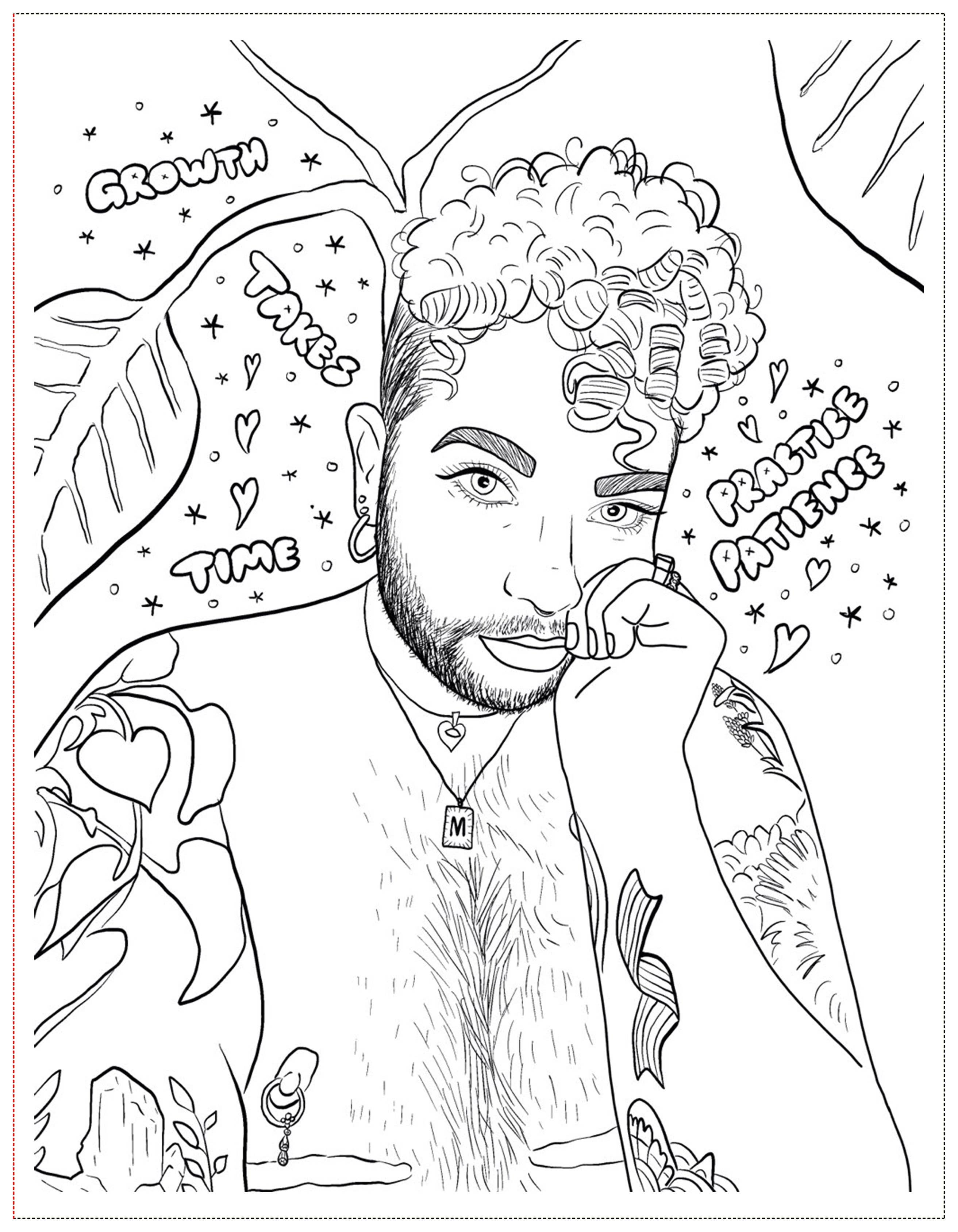 SoftBoysClub - Wholesale Coloring & Activity Book - Adult - Soft Boys, Trans-Masculine Coloring Book (Digital Download)14