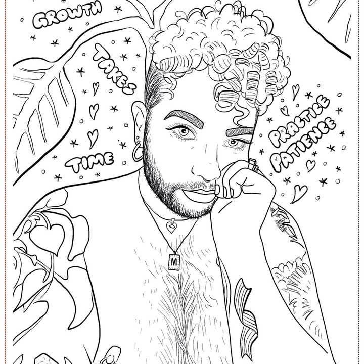 SoftBoysClub - Wholesale Coloring & Activity Book - Adult - Soft Boys, Trans-Masculine Coloring Book (Digital Download)14