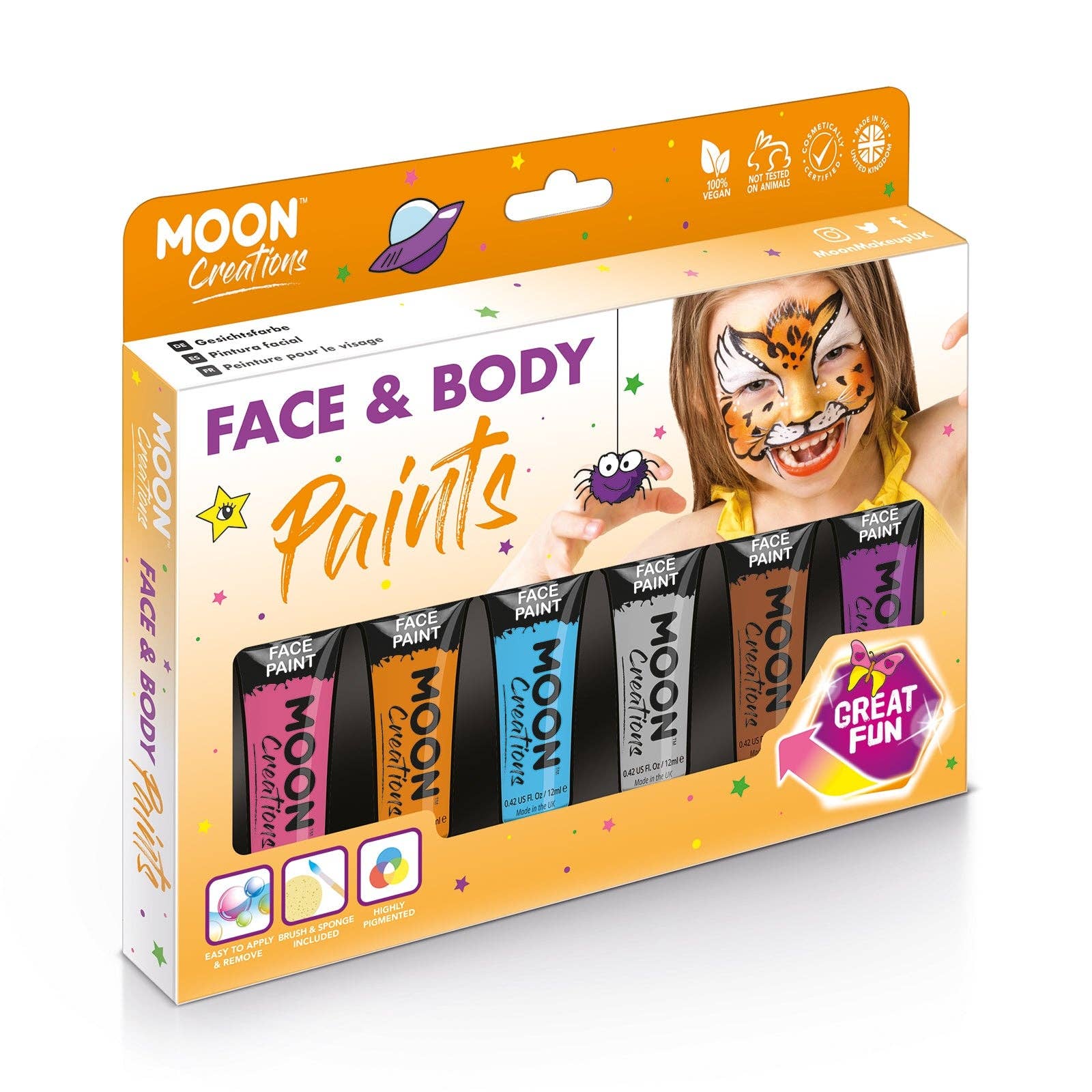 Moon Makeup - Wholesale Face Makeup Palette - Face & Body Paint Makeup17