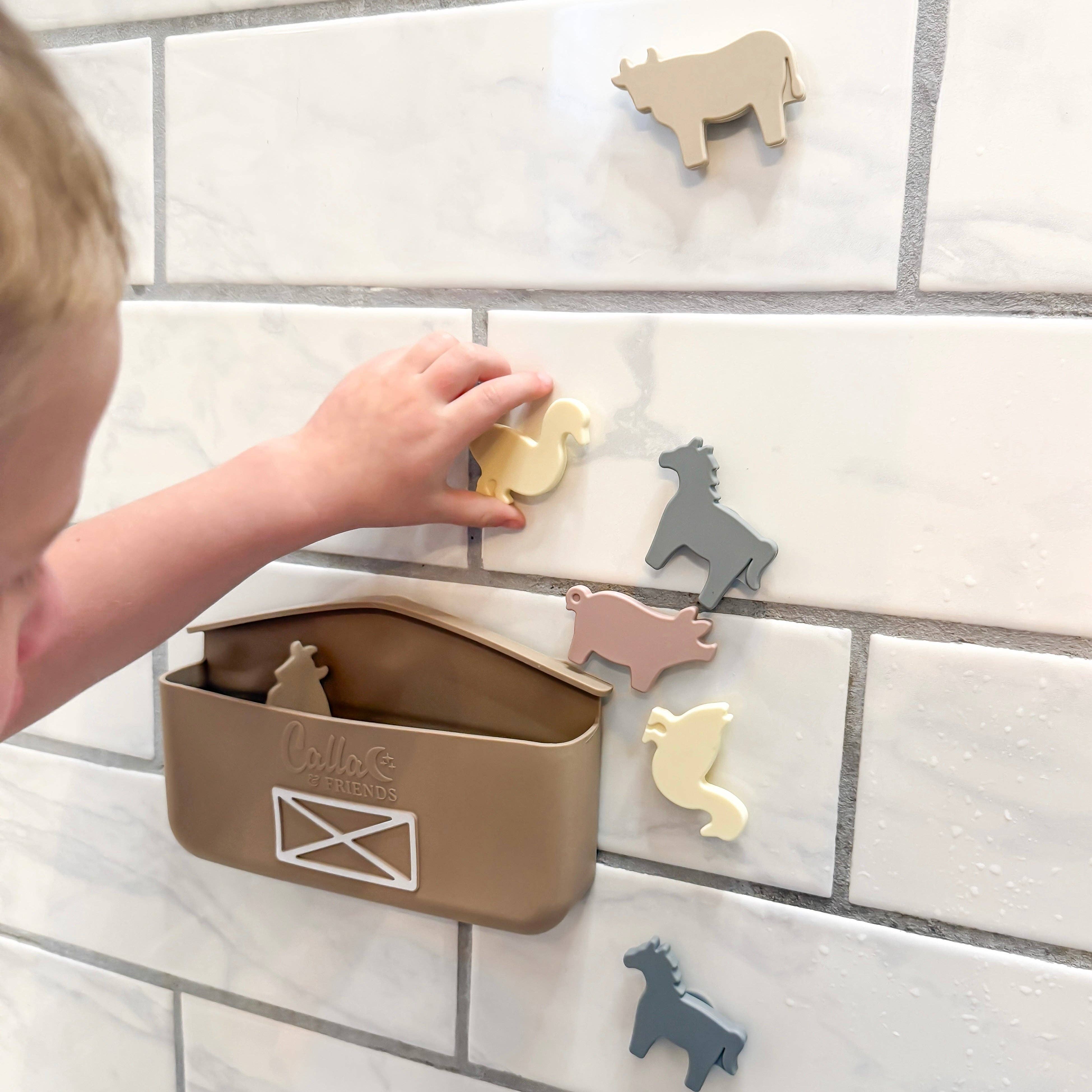 Calla & Friends - Wholesale Toy Set - Kids - Farm Suction Play Set2