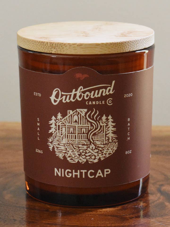 NIGHTCAP | 8oz Candle for wholesale by Outbound Candle Co.