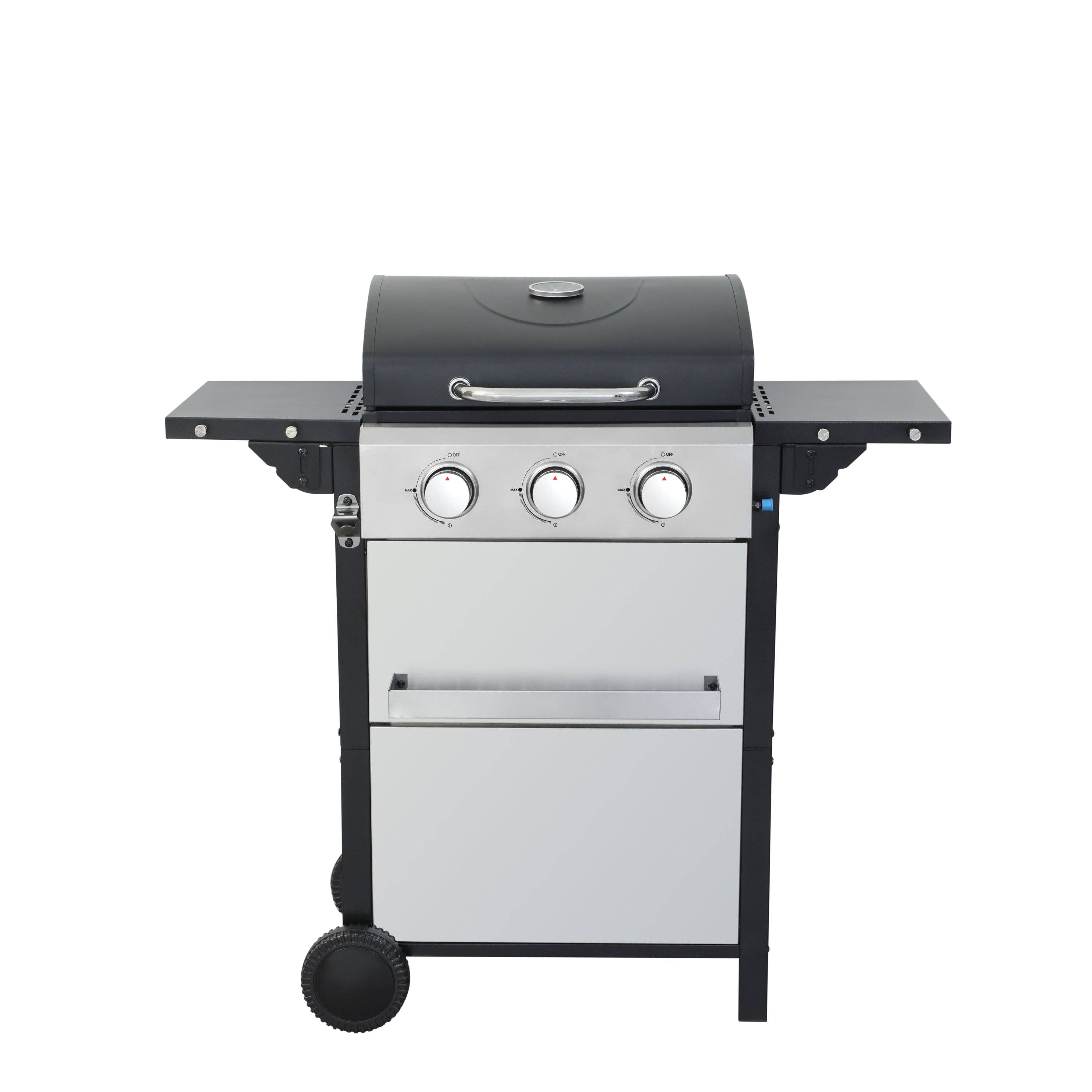 39F Inc. - Wholesale Outdoor Grill Tools - 3-Burner Propane Gas BBQ Grill – 25650BTU, Stainless Steel4