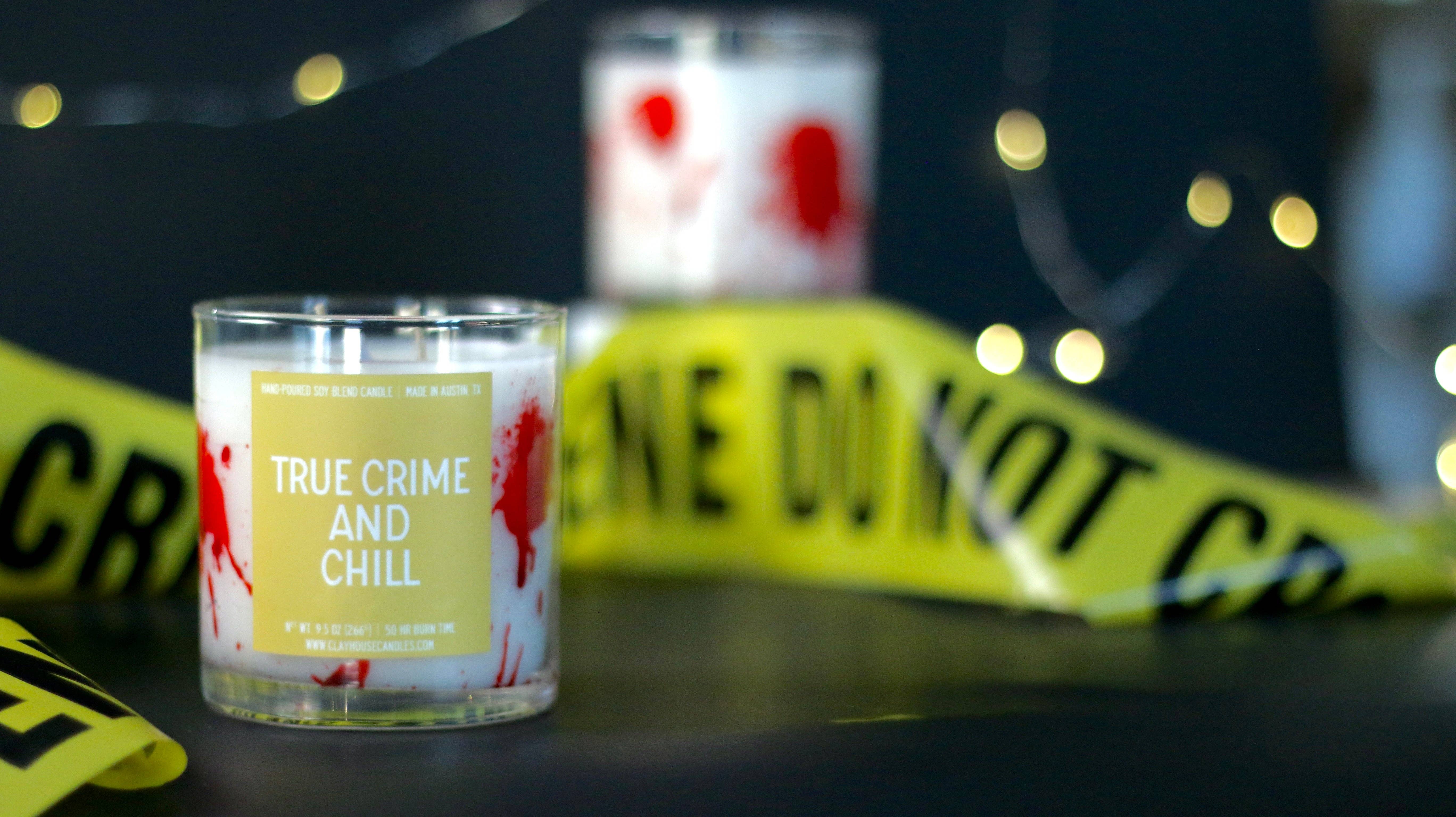 Clay House Candles – wholesale Burkljus – True Crime och Chill behållarljus4