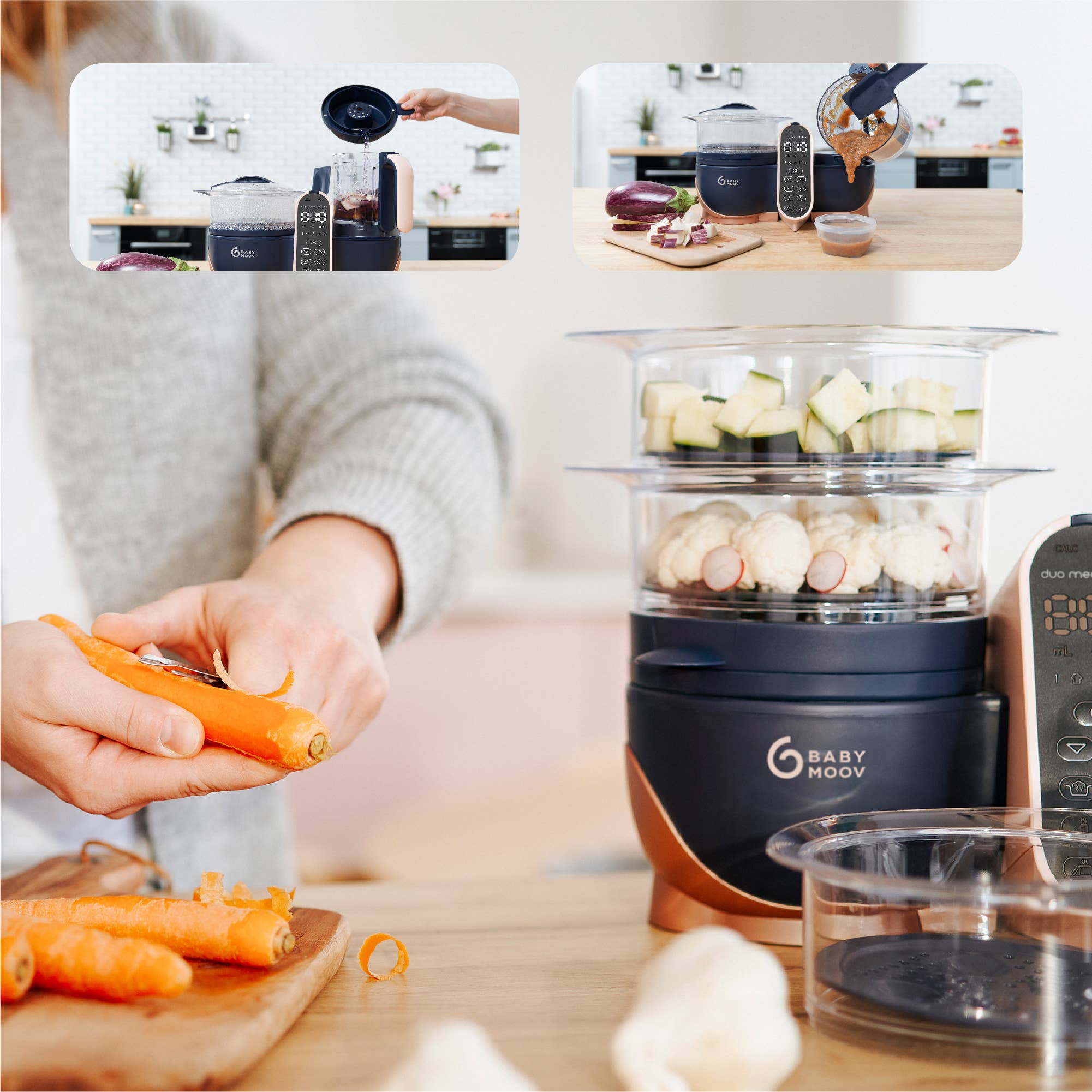 Babymoov - Wholesale Kitchen Appliance - Duo Meal Station XL - Large Capacity Food Processor6