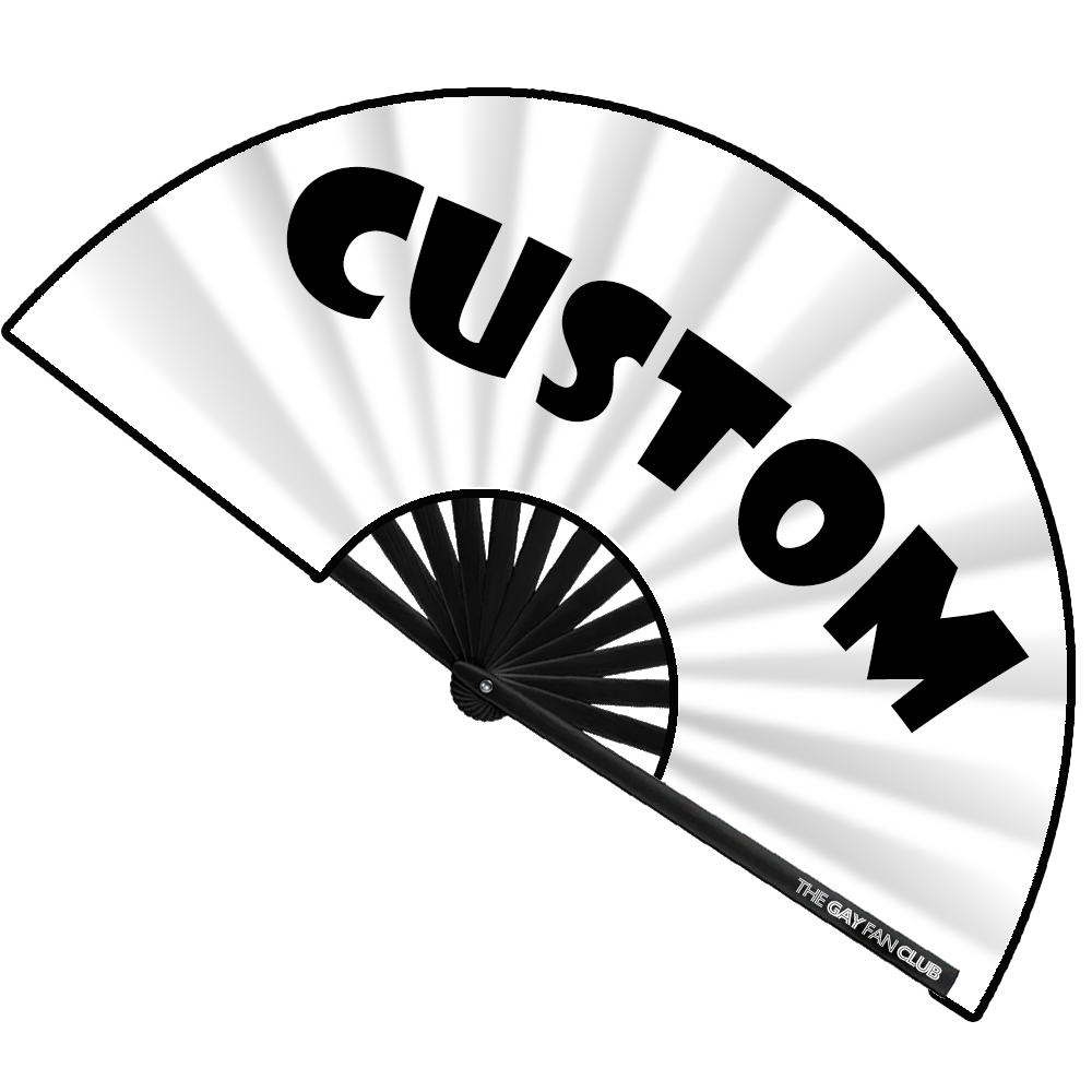 The Gay Fan Club - Wholesale Handheld Folding Fan - Custom Fan Designer5