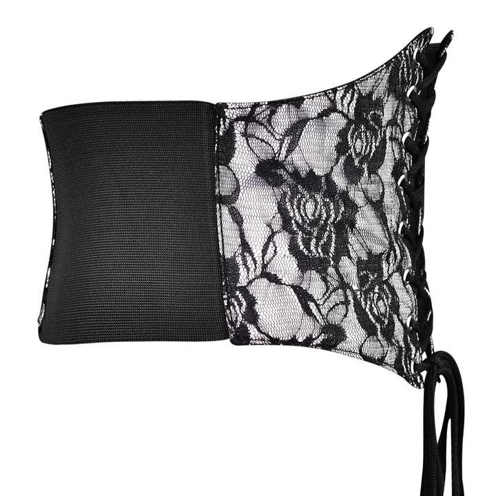 Miss Leather - Wholesale Corset - Women's - Printed Mesh Corset Waist Belt - Womens Waist Cincher4