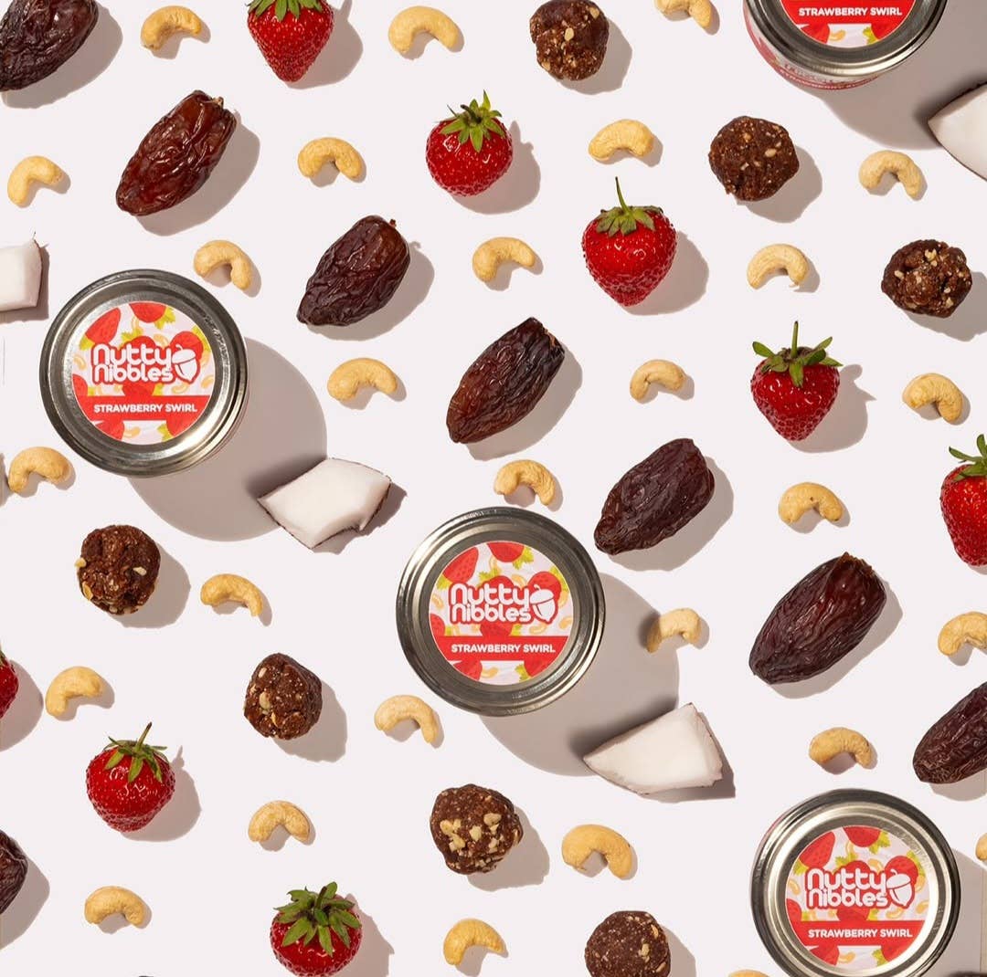 The Nutty Group Ltd - Vendita all'ingrosso Snack alla frutta - Bocconcini Nocciolati alla Fragola2