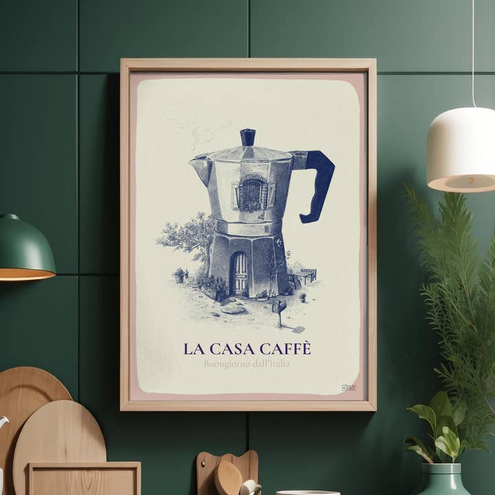 le murmure des murs - Wholesale Poster - Vintage Italian Coffee Pot Wall Decor Poster3