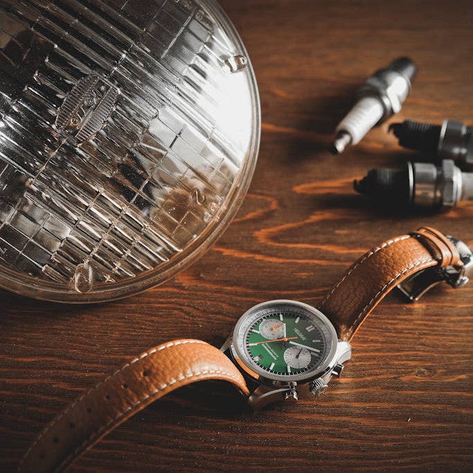 Helgray Watches - Wholesale Wrist Watch - Men's - Silverstone Green2