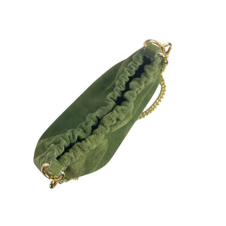 Chenson & Gorett - Wholesale Shoulder Bag - Women's - Bolso de cubo de ante de cuero genuino para mujer17