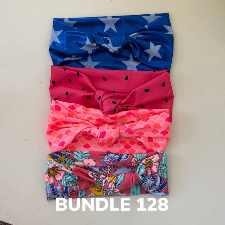 SMALL TOPKNOT HEADBANDS ~ BUNDLE #128 for wholesale by Tyed ‘N Knots