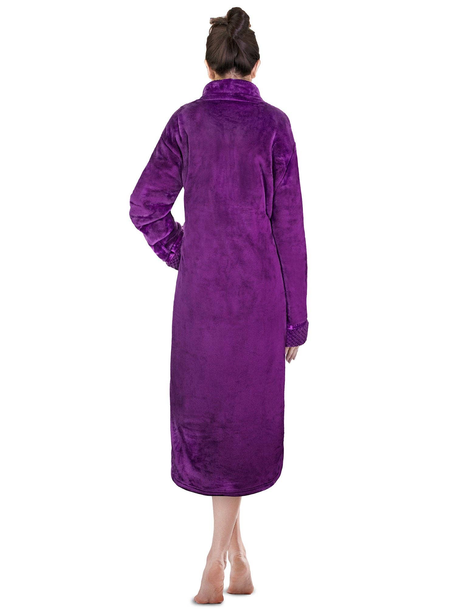Pavilia - Wholesale Robe - Women's - Women's Housecoat Zipper Robe61