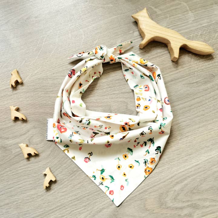 Pañuelo floral «the thrill» multicolor para venta al por mayor de Les p'tits Cez