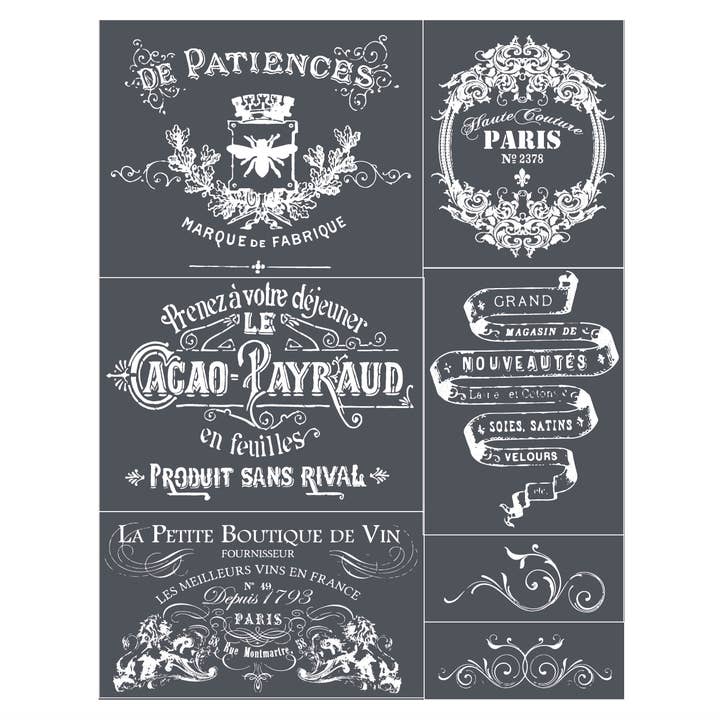 Le Petite Boutique - Mesh Stencil 8.5x11 for wholesale by A Makers' Studio