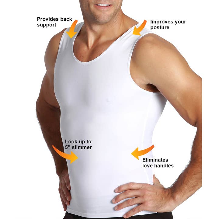InstantFigure - Wholesale Shirt - Men's - Insta Slim Big & Tall Compression Muscle Tank MS0001BT14