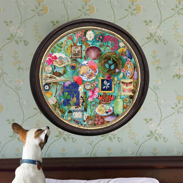 eeBoo - Wholesale Puzzle - Adult - Collecting Nature 500 Piece Round Puzzle3